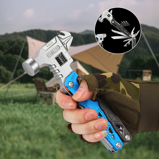 🔥Veelzijdige hamer multitool kampeeraccessoire