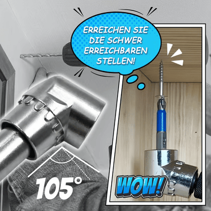 🔥Aktionspreis🔥🔧105-Grad-Winkelbohreradapter - Flexibler Adapter